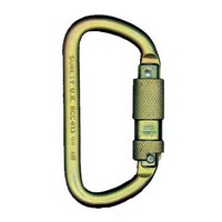 MSA (Mine Safety Appliances Co) 10089205 MSA Steel Carabiner With 9/16" Autolocking Gate And 3,600 Pound Gate Strength